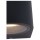 LED Außenwandleuchte in Schwarz und Transparent 2x 4W 690lm GU10 IP44 rund