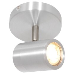 LED Spot Upround in Silber und Chrom 4,6W 350lm GU10 IP44