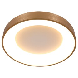 LED Deckenleuchte Ringlede in Gold und Weiß 40W 3600lm