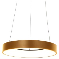 LED Pendelleuchte Ringlede in Gold und Weiß 40W 3600lm
