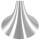 Tischleuchte Ancilla in Weiß und Silber E14 2-flammig