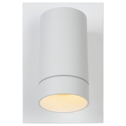 Spot Taylor in white gu10 ip54 with motion detector