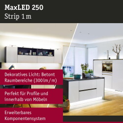 LED Strip MaxLED Erweiterung in Silber 4W 270lm...