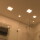 LED Deckenleuchte Veluna Varifit in Transparent-satiniert 8,5W 650lm IP44 3000K 125x125mm