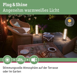 LED Stehleuchte Plug & Shine in Anthrazit 8W 350lm...