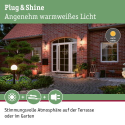 LED Wegeleuchte Plug & Shine in Anthrazit und...