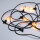 LED Lichterkette Plug & Shine in Schwarz 7x 14W 980lm E14 7-flammig IP44