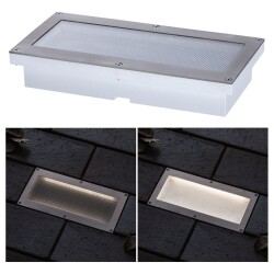 LED Bodeneinbauleuchte Brick in Aluminium und Grau 1,6W...