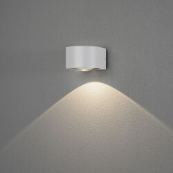 LED Wandleuchte Gela in Weiß 6W 550lm IP54