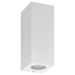 Up and Down Wall Light in White gu10 ip54