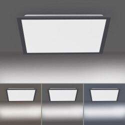 LED Deckenleuchte Flat in Schwarz und Weiß 21W 2500lm