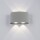 LED Wandleuchte Carlo in Silber pulverbeschichtet 4x 0,8W 480lm IP54