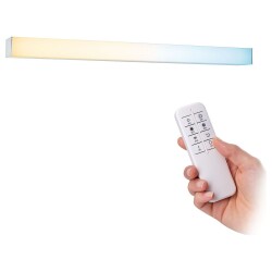 LED Leiste Homespa in Chrom und und Weiß IP44
