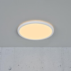LED Deckenleuchte Oja in Weiß 14,5W 1600lm rund