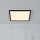 LED Deckenleuchte Oja in Schwarz 14,5W 1600lm IP54 eckig