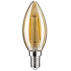 Plug & Shine 24V E14 Filament Leuchtmittel in Gold 2W...