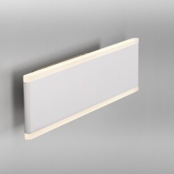 LED Wandleuchte Slim in Weiß 2x 8W 1020lm 300mm