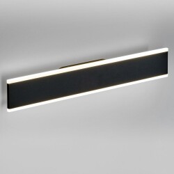 LED Wandleuchte Slim in Schwarz 2x 12W 2040lm 500mm