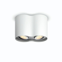 Philips Hue Bluetooth White Ambiance Spot Pillar 2x 5W...