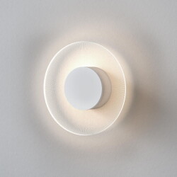 LED Wandleuchte Halftone in Weiß-matt