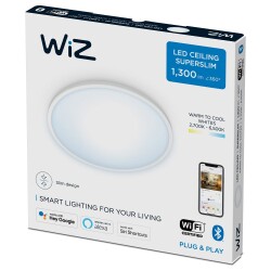 WiZ LED Deckenleuchte in Weiß 14W 1300lm 242mm