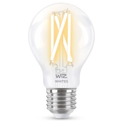 WiZ led smart bulb in transparent e27 a60 7w 806lm 1 pack