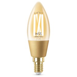 WiZ led Smart Bulb en ambre e14 b35 4.9w 370lm