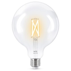 WiZ led Smart Bulb in Transparant e27 g125 7w 806lm