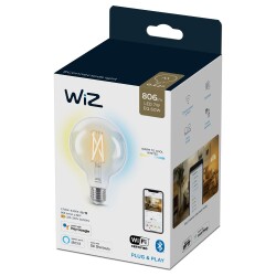 WiZ LED Smart Leuchtmittel in Transparent E27 G95 7W 806lm