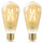 WiZ LED Smart Leuchtmittel in Amber 7W E27 ST64 640lm 2er Pack