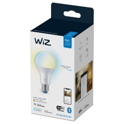 WiZ LED Smart Leuchtmittel in Weiß E27 A75 13W...