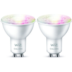 WiZ LED Smart Leuchtmittel RGBW in Weiß GU10 4,7W...