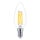 Philips LED Lampe ersetzt 60 W, E14 Kerzenform B35, klar, warmweiß, 810 Lumen, dimmbar, 1er Pack