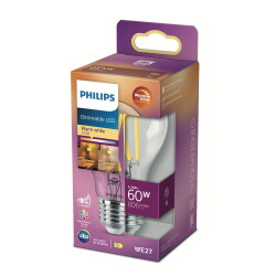 Philips LED Lampe ersetzt 60 W, E27 Standardform A60,...