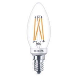 Philips ledlamp vervangt 40 w, e14 kaarsvorm b35, helder,...