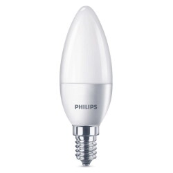 Philips led lamp replaces 40w, e14 candle shape b35,...
