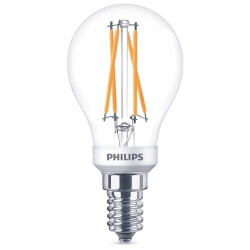 Philips ledlamp vervangt 40 w, e14 druppelvorm p45,...