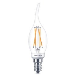 Philips led lamp replaces 40 w, e14 candle shape b35,...
