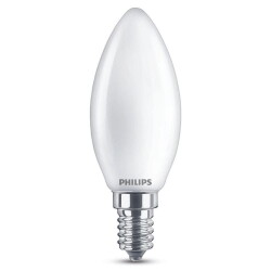 Philips led lamp replaces 40 w, e14 candle shape b35,...