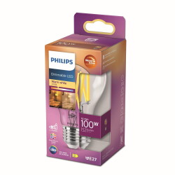 Philips LED Lampe ersetzt 100 W, E27 Standardform A60,...
