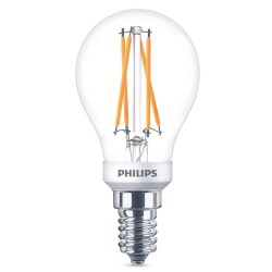 Philips ledlamp vervangt 25 w, e14 druppelvorm p45,...