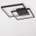 LED Deckenleuchten Porto in Schwarz 2x15W 2030lm