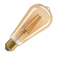 LED Leuchtmittel E27 - ST64 in gold 7,5W 2500K CRI90...