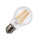 LED Leuchtmittel E27 Birne - A60 in Transparent 7,5W 2700K CRI90 320° dimmbar