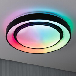 LED Deckenleuchte Rainbow RGBW in Schwarz und Weiß...