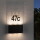 LED Solar Hausnummernleuchte Neda in Anthrazit 2x0,5W 20lm IP44 mit Dämmerungssensor