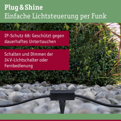 Plug & Shine Dämmerungssensor in Schwarz IP67