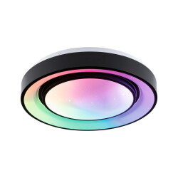 LED Deckenleuchte Rainbow RGBW in Schwarz und Weiß