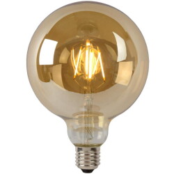 led lamp e27 Globe - g125 in Amber 8w 900lm