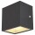LED Wand- und Deckenleuchte Sitra Cube Wl in Anthrazit 10W 560lm IP65 [Gebraucht - Wie Neu]
